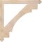 Ekena Millwork Merced Arts & Crafts Smooth Bracket, Douglas Fir, 3 1/2"W x 42"D x 42"H BKT04X42X42MRC03SDF - alternate 3